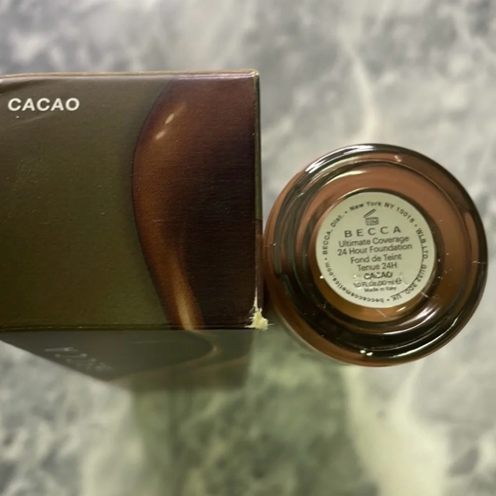 New‎ Becca Cosmetics Ultimate Coverage Foundation Cacao